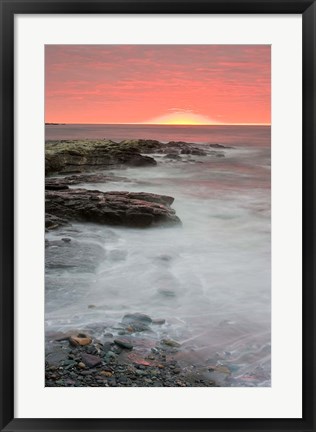Framed Brenton Point SP, Newport, Rhode Island Print