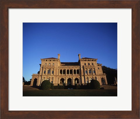 Framed View of The Breakers Mansion, Newport, Rhode Island Print