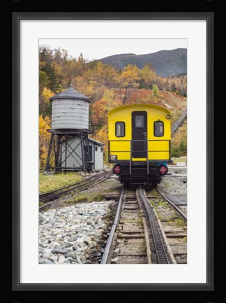 Framed New Hampshire, White Mountains, Bretton Woods, Mount Washington Cog Railway Print