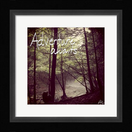 Framed Adventure Awaits Print