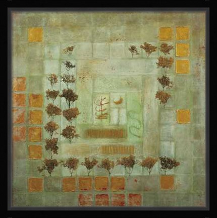 Framed Graziella Bettinardi - Mandala Eternity Size 38.5x38.5 Print