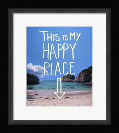 Framed This Is My Happy Place Print