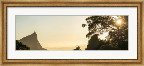 Framed View from Chinese pavilion, Rio de Janeiro, Brazil Print