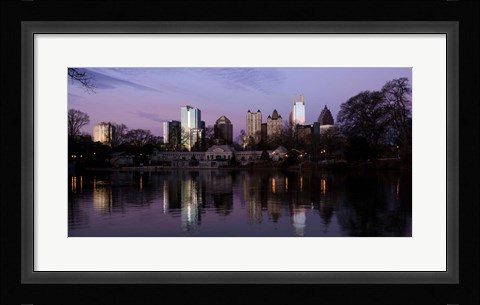 Framed Atlanta at Dusk Print
