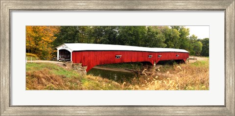 Framed West Union Covered Bridge, Indiana Print