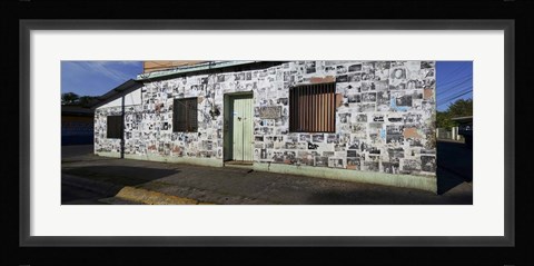 Framed Facade of a Building, Canton of Carrillo, Guanacaste, Costa Rica Print