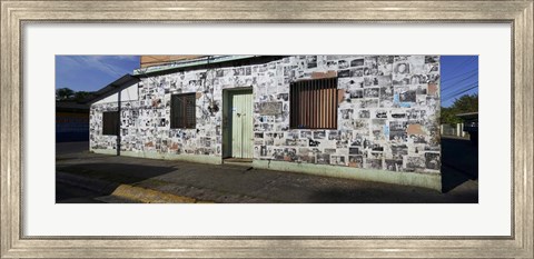 Framed Facade of a Building, Canton of Carrillo, Guanacaste, Costa Rica Print