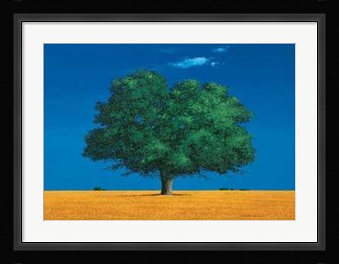 Framed Albero Nei Campi Print