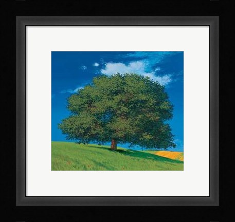 Framed Albero Sul Pendio Print