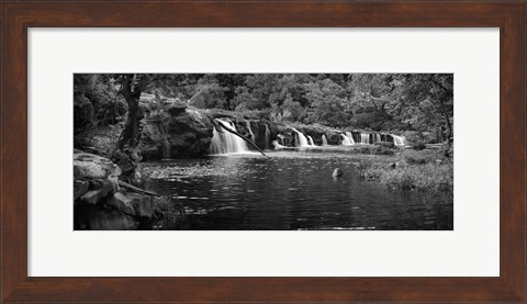 Framed Pool at New River Falls, West Virginia Print