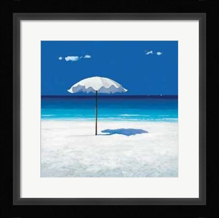 Framed Gio Mondelli - Ombrellone Size 19.75x23.75 Print