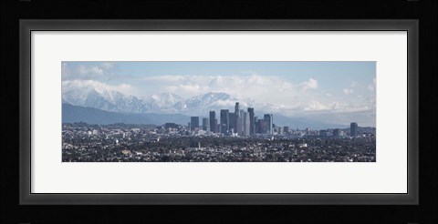 Framed Clouds over Los Angeles, California Print
