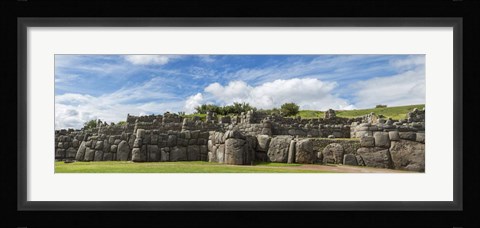 Framed Saksaywaman, Urubamba Province, Cusco Region, Peru Print