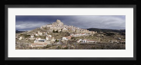 Framed Morella, Spain Print
