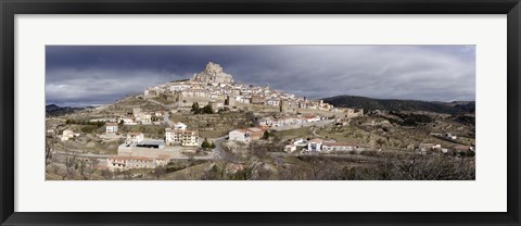 Framed Morella, Spain Print