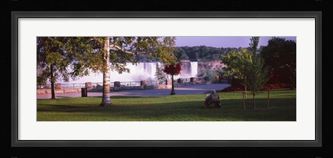 Framed Gardens on Canadian Side of Falls, Niagara Falls, Canada Print