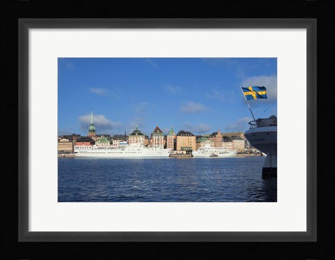 Framed Old Town, Stockholm, Sweden Print