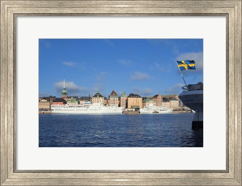 Framed Old Town, Stockholm, Sweden Print