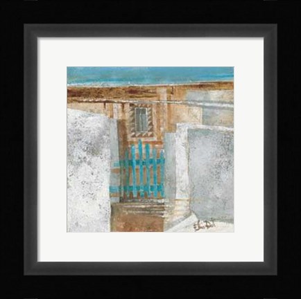 Framed Mediterraneo IV Print