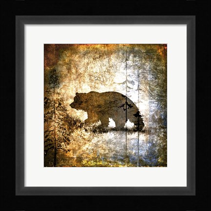 Framed High Country Bear Print