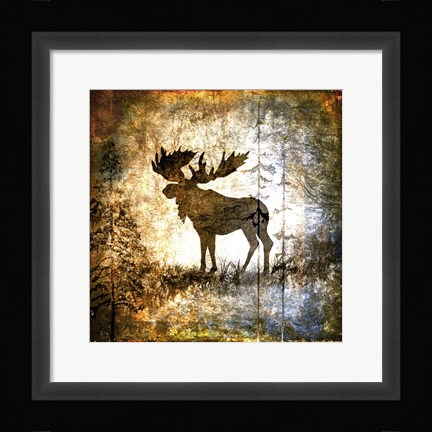Framed High Country Moose Print