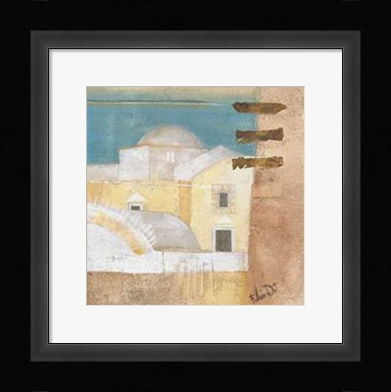 Framed Mediterraneo II Print