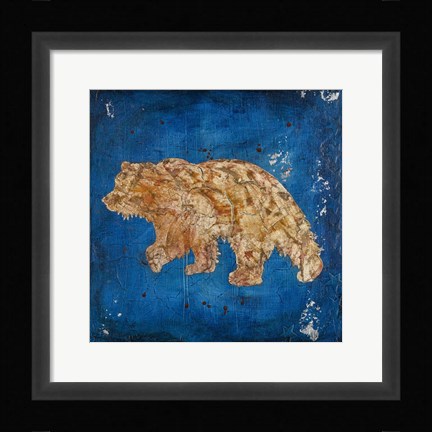 Framed Lodge Pole Pine Bear Print