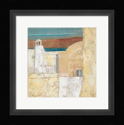 Framed Mediterraneo I Print
