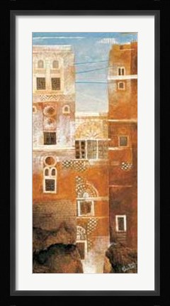 Framed Castello Aragonese Print