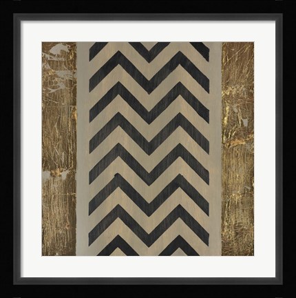 Framed Black N' Gold II Print