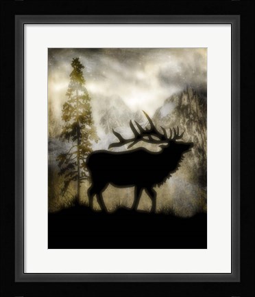 Framed Mystic Elk Print