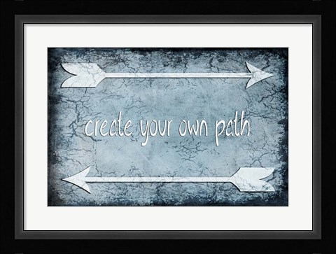 Framed Choose Path Print