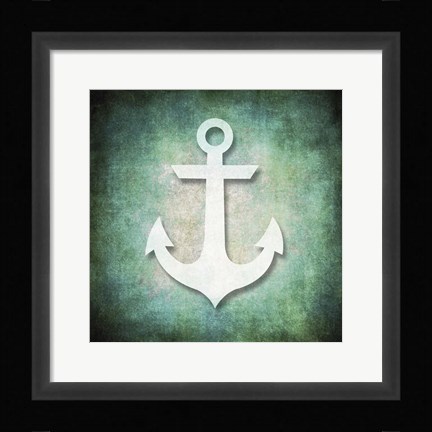 Framed Good Times - Beach Anchor Print