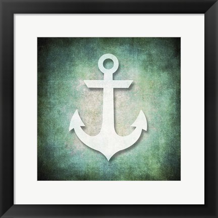 Framed Good Times - Beach Anchor Print