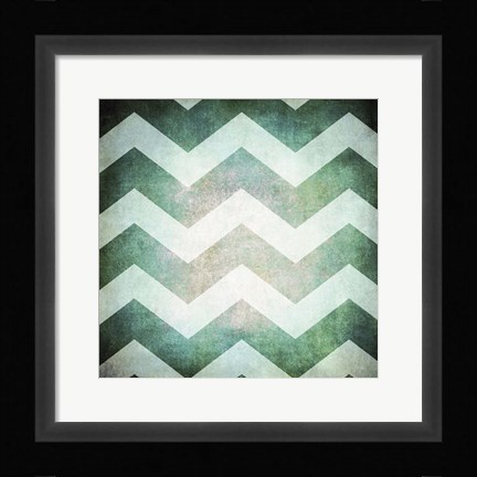 Framed Good Times - Beach Chevron Print