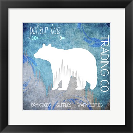 Framed Polar Ice Print