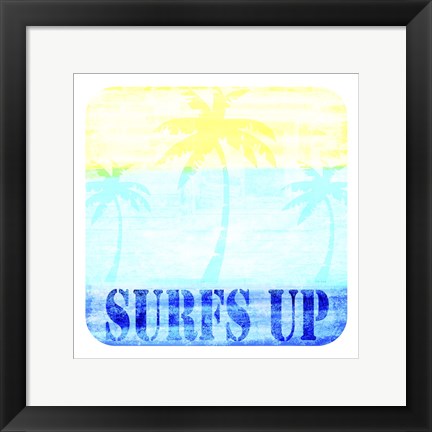 Framed Welcome Beach 3 Print