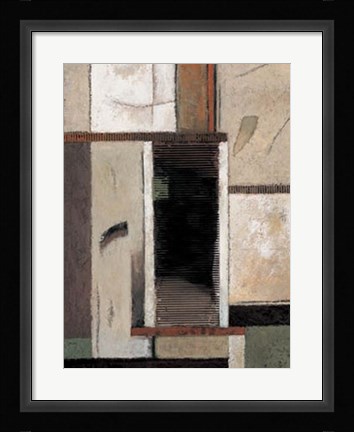 Framed Characteristics I Print