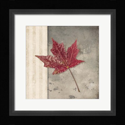 Framed Lodge Leaf 1 Print