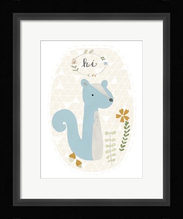 Framed Quirky Forest IV Print