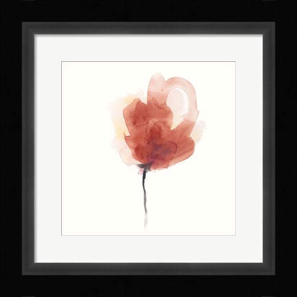 Framed Expressive Blooms III Print