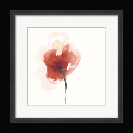 Framed Expressive Blooms IV Print