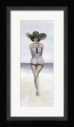 Framed Beach Beauty III Print