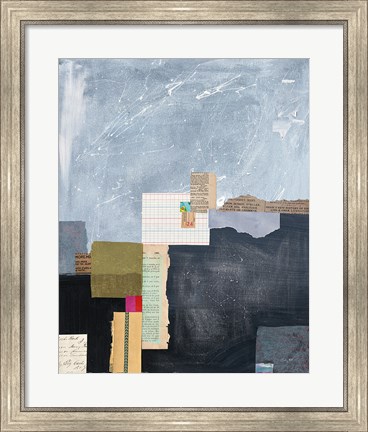 Framed Block Abstract I v2 Print