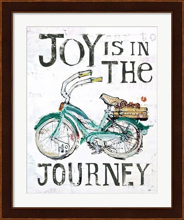 Framed Joy is in the Journey Print