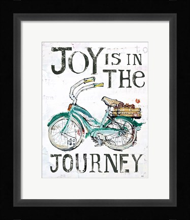 Framed Joy is in the Journey Print