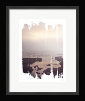 Framed Painted Seaside II Print