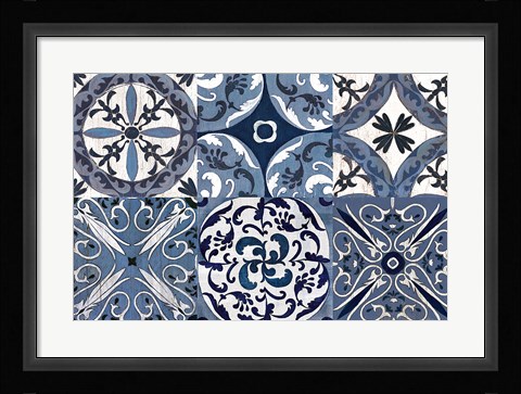 Framed Downtown Oxford Coastlines Print