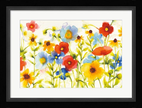 Framed Americana Meadow I Crop Print