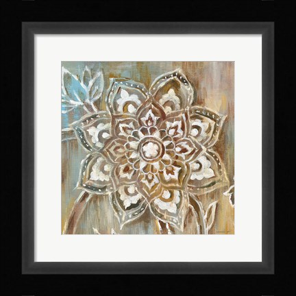 Framed Henna II Print